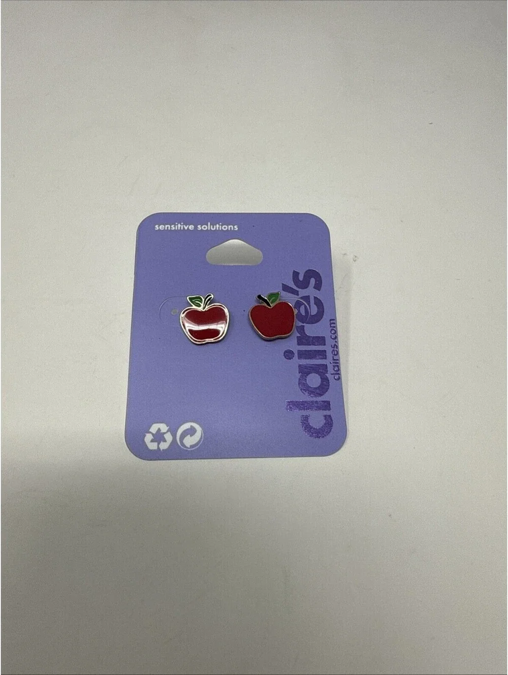 Red Apple Pair Claire’s Earrings